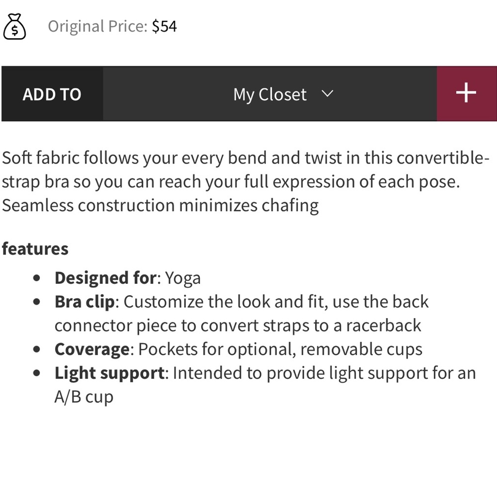 Lululemon Ebb to Street Bra - Picture 10 of 10
